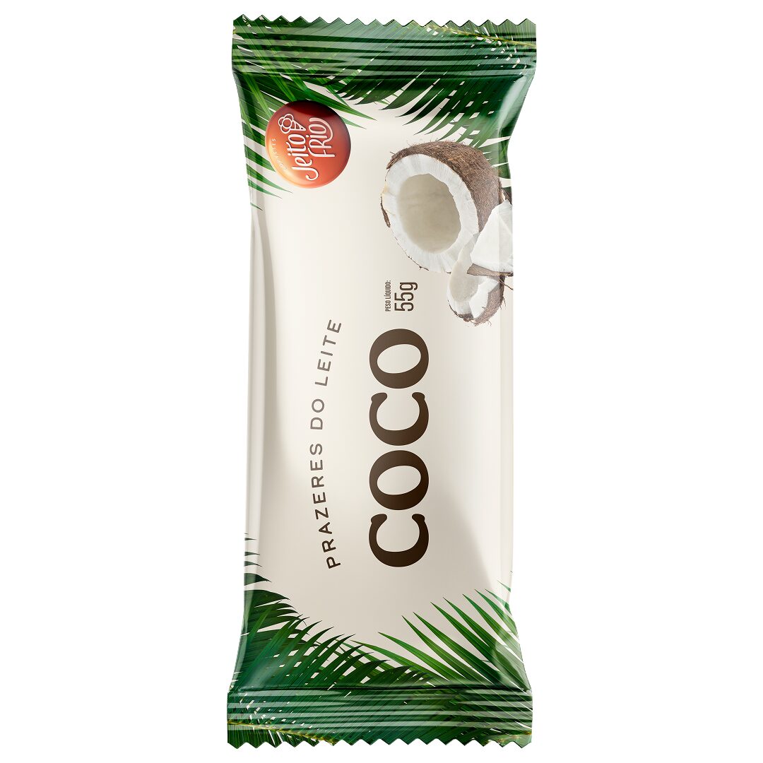 Picolé – Coco Branco - Jeito Frio Sorvetes